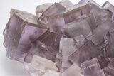 Purple Cubic Fluorite With Fluorescent Phantoms - Cave-In-Rock #208793-4